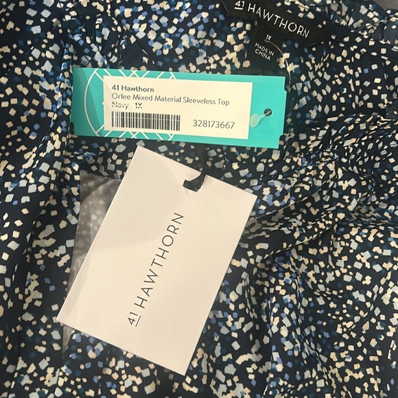 41 HAWTHORN
Orlee Mixed Material Sleeveless Top - Picture 6 of 6